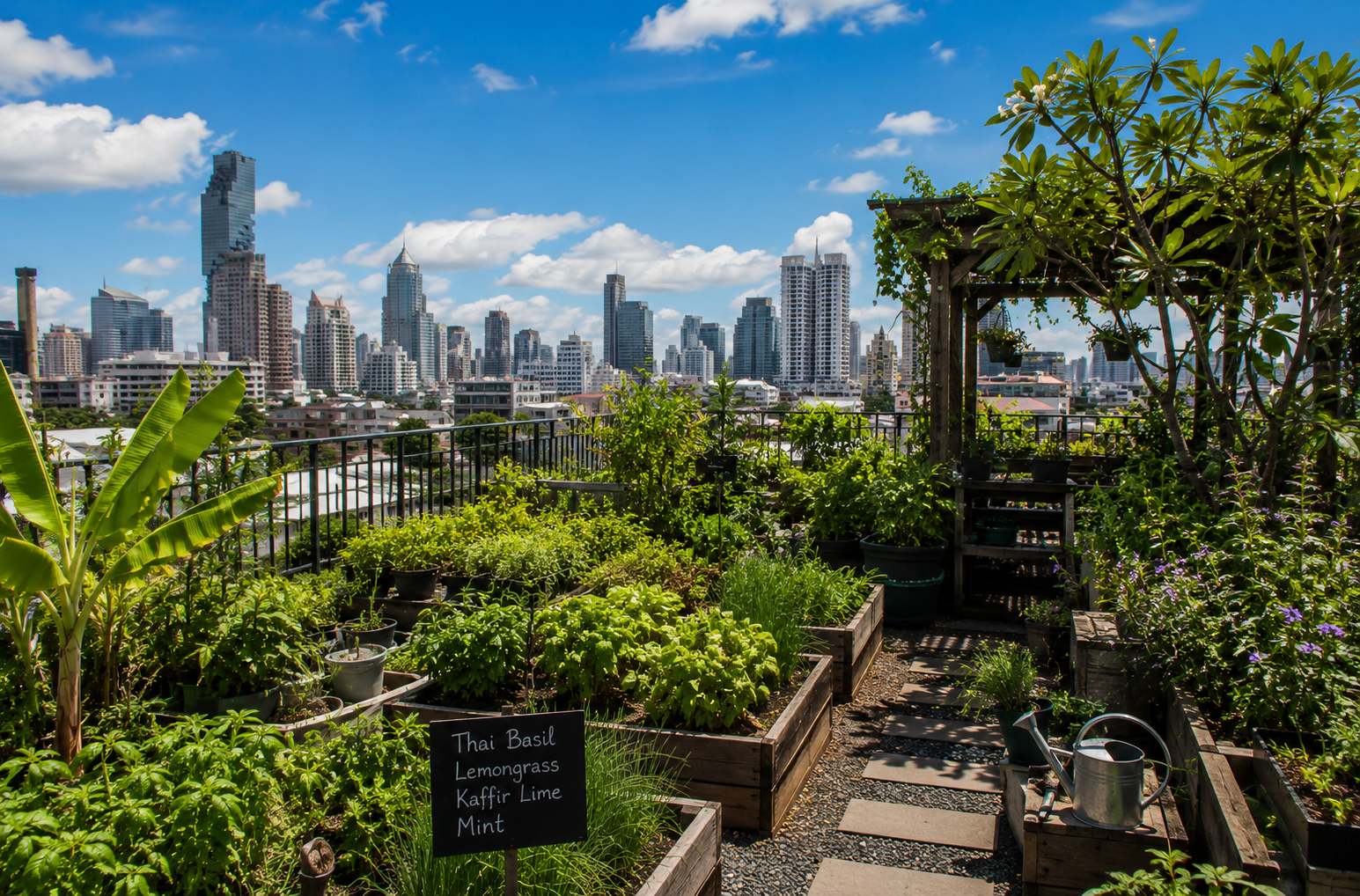 Bangkok's Hidden Rooftop Gardens